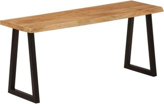 vidaXL Vidaxl - Bench with Live Edge 105 cm Solid Wood Acacia