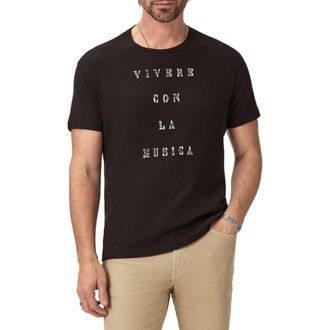 John Varvatos Graphic Crewneck T-Shirt in Brandy at Nordstrom, Size Xx-Large