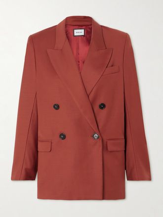 BEARE PARK Blazer Doppiopetto In Lana - Metallizzato