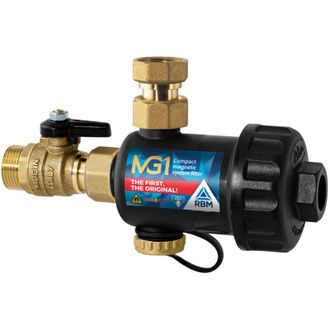 RBM Filtro Magn&eacute;tico Para Montaje Bajo Caldera Rbm Mg1 3/4 Negro