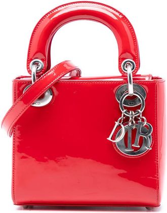 Dior Pre-owned Dior Mini Patent Lady Dior 1YWF69K7A0M8KYVD