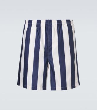 Ami Striped swim trunks