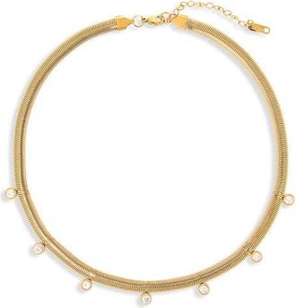 Bracha Adeline Collar Necklace in Gold at Nordstrom