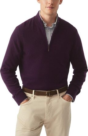 J.McLaughlin J.Mclaughlin Henry Cashmere 1/4-Zip Sweater