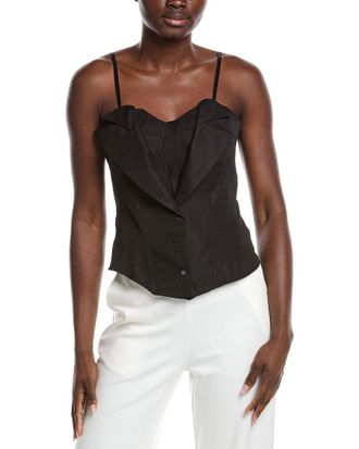 Gracia Zip-Up Corset Top
