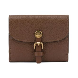 Etro Cartera peque&ntilde;a de piel de poni abatanada - Accessories - Mujer - Marr&oacute;n - ONE SIZE