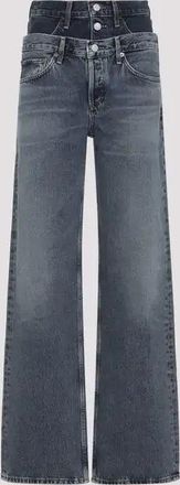 A Gold E Elson Double Waist Jeans