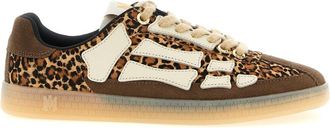 Amiri Brown Animal Print Sneakers