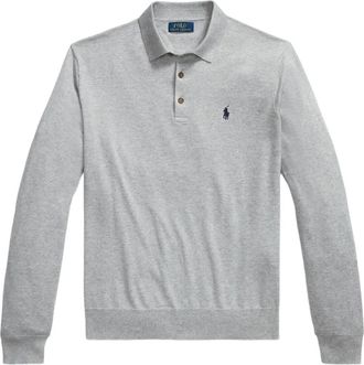 Polo Ralph Lauren Maglione con colletto polo - Grigio