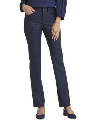 NYDJ Nydj Marilyn Starless Sky Coated Straight Leg Jean