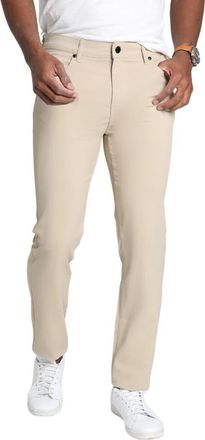 J.A.C.H.S. Straight Leg Tech 5-Pocket Pants in Taupe at Nordstrom Rack, Size 30