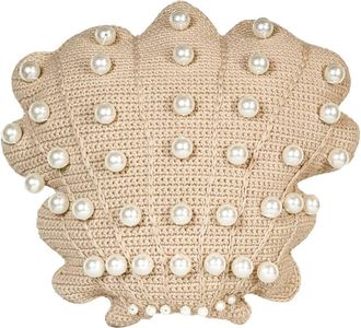 MX HOME Coj&iacute;n concha de ganchillo - Beige