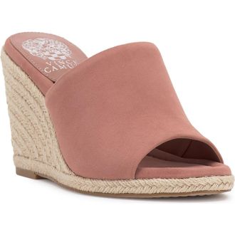 Vince Camuto Fayla Wedge Sandal in Dark Pale Pink at Nordstrom Rack, Size 6
