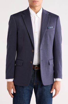 Lucky Brand Piqu&eacute; Knit Sport Coat in Navy at Nordstrom Rack, Size 38Short