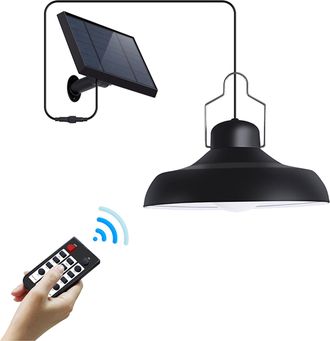 OEM L&aacute;mpara Colgante Solar Led Impermeable Con Mando A Distancia Para Uso Exterior, Ideal Para Jard&iacute;n, Terraza, Camping O Pesca