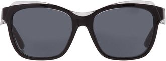Emporio Armani Dark Grey Square Ladies Sunglasses EA4209 605187 54