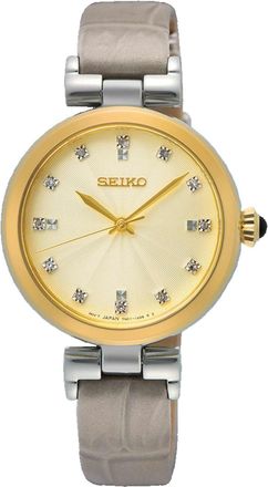 Seiko Womens Dress Beige Dial Watch