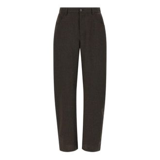 S&eacute;fr Nasedo Broek - Heren - Broeken - Bruin - Maat: M Wol