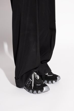 Dolce & Gabbana Sports Shoes With Lace Inserts, Womens, Black