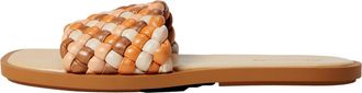 Madewell Nora Puffy Woven Slide Multi-Mulled Cider Multi NF179-957 Womens