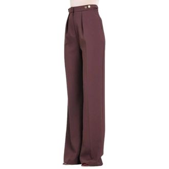 Elisabetta Franchi Mujer, Pantalones, Marr&oacute;n, Talla: L