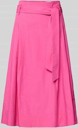 Christian Berg Regular Fit Midirock in Falten-Optik in Pink, Gr&ouml;&szlig;e 34