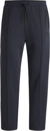 BOSS Cotton tracksuit bottoms with Double B monogram