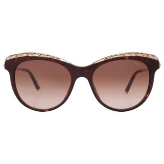 Chopard Brown Gradient Butterfly Ladies Sunglasses SCH271S 0722 55