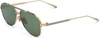 Akoni Helios Zonnebril - unisex - Zonnebrillen - Geel - 57 MM - Accessoires