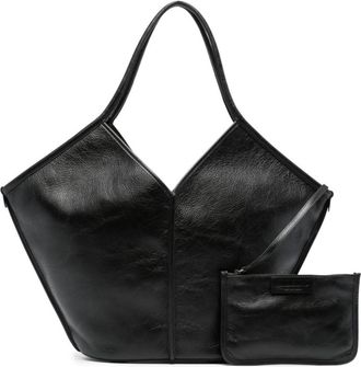 Hereu Black Calella Tote Bag