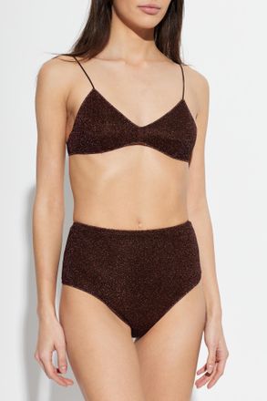 Os&eacute;ree Two-piece Swimsuit, Womens, Brown