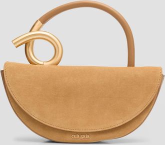 Cult Gaia Azariah Coil Leather Top-Handle Bag