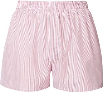 Sunspel striped boxer shorts - Red