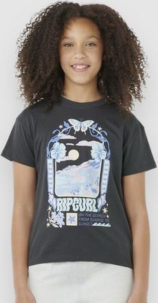 Rip Curl Sunset Skies Art Kids T-Shirt nero