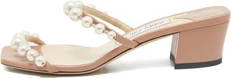 Jimmy Choo London Sandali con decorazione 45mm - Toni neutri