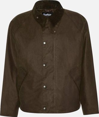 Barbour Mens OS Transport Wax Jacket - Brown - Size: 38/Regular