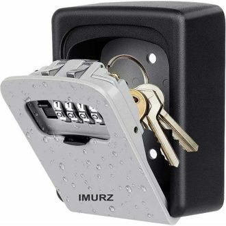 OEM Caja De Seguridad Para Llaves, Caja De Llaves De Pared, Caja De Llaves De Alta Seguridad Con C&oacute;digo De 4 D&iacute;gitos, Impermeable Y Resistente A La Corros