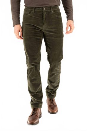 DEVIL-DOG Dungarees Stretch Corduroy Pant In Forest Night
