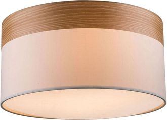 Globo Lighting Plaf&oacute;n - Chipsy - Beige - Madera Metal - &Oslash; 40cm - E27 - - Globo