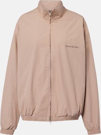 Acne Studios Logo cotton poplin jacket