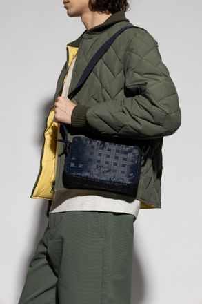 Kenzo Shoulder Bag Mura, Mens, Navy Blue