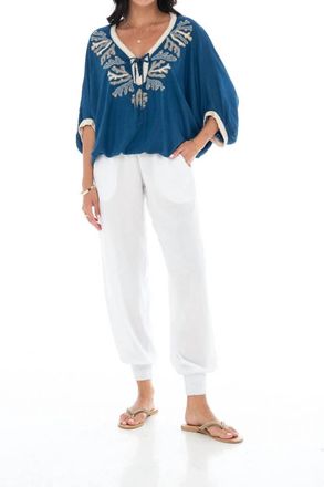 Skemo Coral Reef Miami Top In Indigo