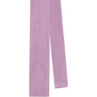 Robert Talbott Redford Silk Knit Necktie in Lavender at Nordstrom