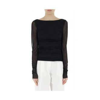 Emporio Armani Mujer, Camisetas, Negro, Talla: M