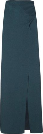 Cortana Wikkel Midi Rok - Dames - Maxi Rokken - Blauw - M - Rokken