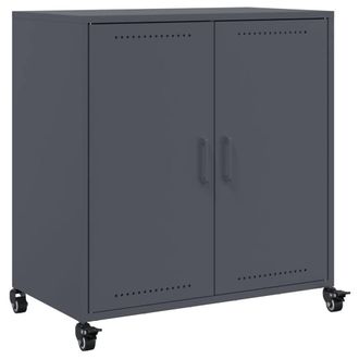 Berkfield Home Sideboard Anthracite 68.5x39x72 cm Steel in Charcoal
