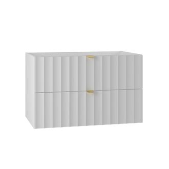 Petits Meubles Mueble bajo lavabo estratificado Blanco