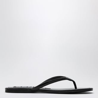 Senso Slide Nora color ebano in pelle