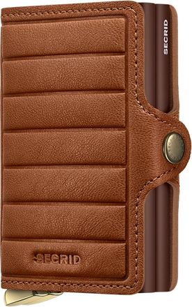 Secrid Premium Twinwallet+ Embossed Lines in Cognac at Nordstrom