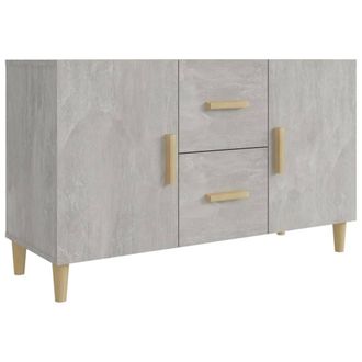 Berkfield Home Sideboard Concrete Grey 100x36x60 cm Engineered Wood | Size: 100 x 36 x 60 cm